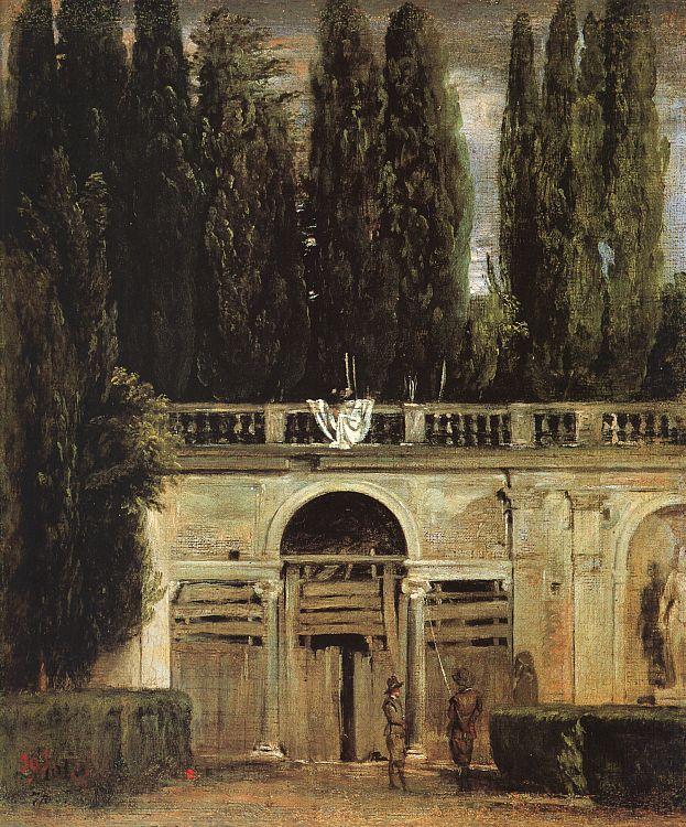 Diego Velazquez The Medici Gardens in Rome